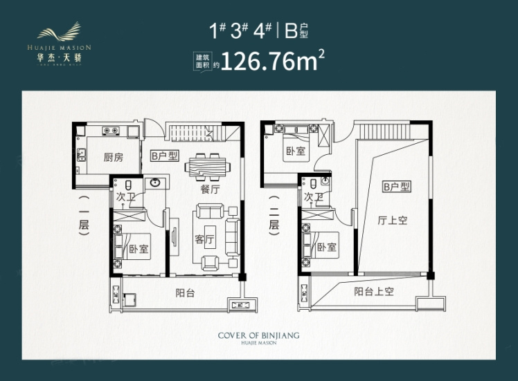 華傑天驕B戶型 126.76㎡